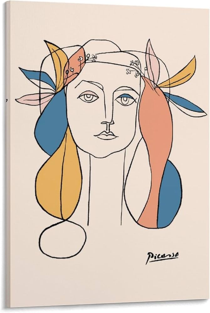 ピカソ(PICASSO)【フランソワーズ・ジローの肖像】、高級画集画
